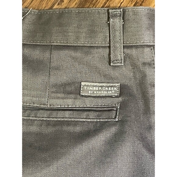 Timber Creek By Wrangler Men’s Pants Brown 40X32 Flat Front - Picture 5 of 7